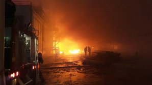 Под Одессой горел маслоперерабатывающий завод