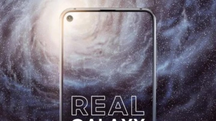 Samsung Galaxy A8s с «дыркой» в экране показали на официальных рендерах