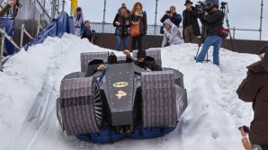 В России прошел фестиваль креативных саней