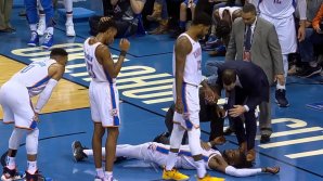 Игрок "Оклахомы-Сити" получил травму во время матча