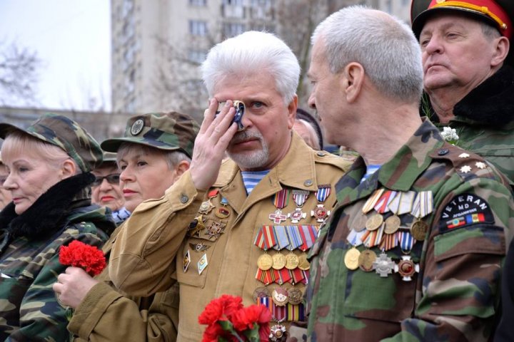 В Кишиневе прошел марш памяти воинов, павших при исполнении долга в Афганистане (фото)