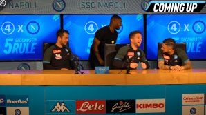 Футболисты "Наполи" приняли участие в конкурсе "Правило пяти секунд"