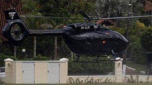 Эффектное появление: Неймар прилетел в сборную на личном вертолете