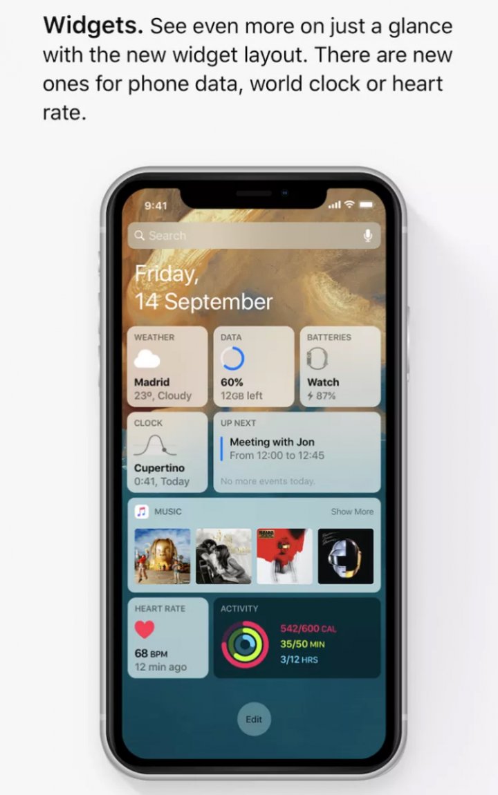 Концепт: как будет выглядеть iOS 13