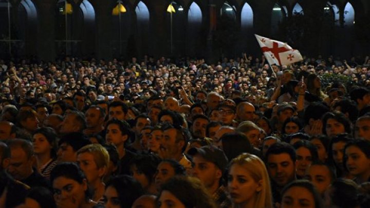 В Грузии освободили 55 человек, задержанных на митингах