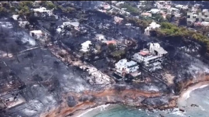 В Греции арестовали виновника пожара на острове Эвбея