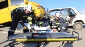 В Яловенском районе прошли масштабные учения спасателей