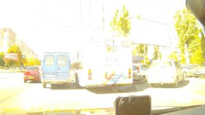 Момент ДТП с троллейбусом на Буюканах попал на камеру видеорегистратора