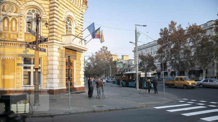 Первый рабочий день Иона Чебана на посту мэра Кишинёва (FOTOREPORT)