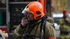 Под Волгоградом загорелся автобус с 40 пассажирами