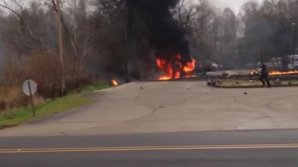 Небольшой самолёт рухнул на парковку в штате Луизиана: есть жертвы