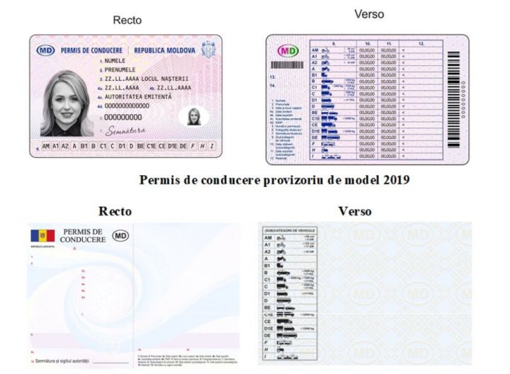 С 1 января 2020 года в Молдове действуют водительские права нового образца