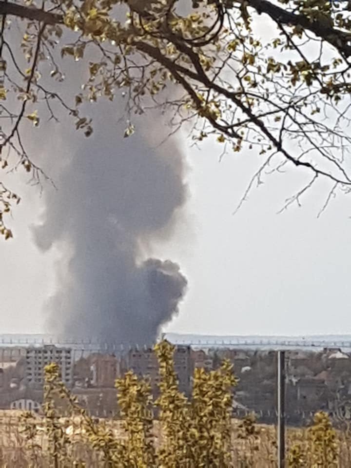 Пожар в городе Кодру: Клубы дыма видны за несколько километров (ФОТО, ВИДЕО)