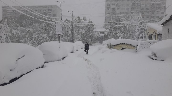 Три года назад Молдова оказалась парализованной из-за весеннего снегопада