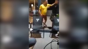 В Каушанах полицейского отправили в нокаут на автозаправке (ВИДЕО)