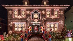 В одном из нью-йоркских кварталов царит настоящий дух Рождества