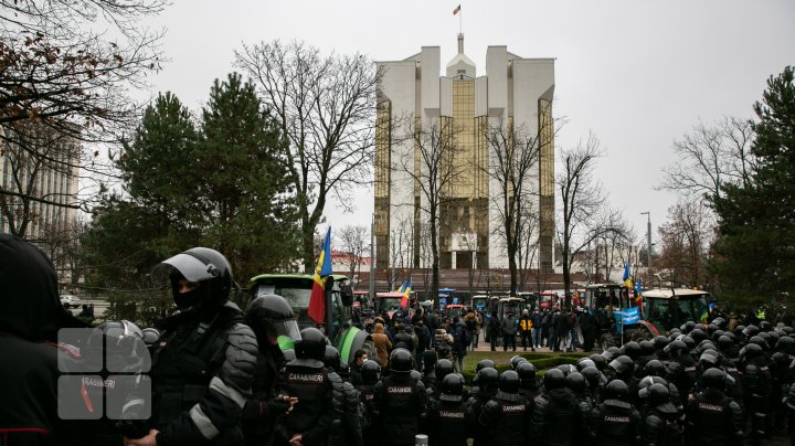 Протесты не стихают: фермеры на сельхозтехнике заехали на ступени парламента (ФОТО, ВИДЕО) 