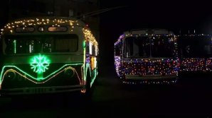 Шесть троллейбусов, украшенных разноцветными гирляндами, радовали кишиневцев в новогоднюю ночь