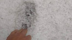 В Резинском районе пошёл ливень с градом (ВИДЕО)