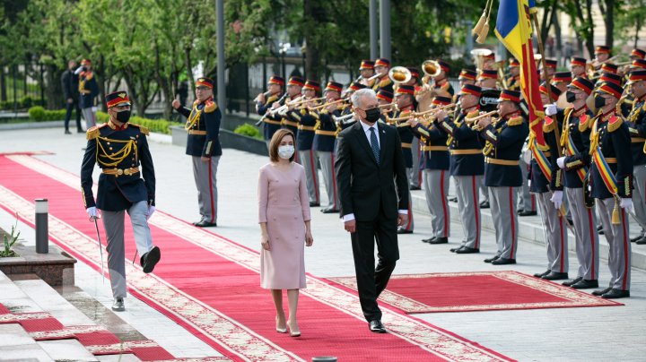 Президент Литвы Гитанас Науседа находится с визитом в Кишинёве (ФОТО)