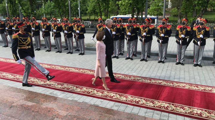 Президент Литвы Гитанас Науседа находится с визитом в Кишинёве (ФОТО)