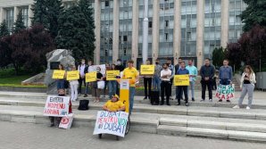 Сторонники ПДС устроили флешмоб в поддержку молодёжи