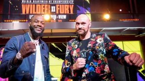 Деонтей Уайлдер и Тайсон Фьюри провели необычную пресс-конференцию перед третьим боем