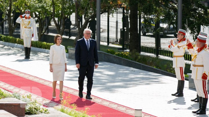 Президент Германии Франк-Вальтер Штайнмайер в Кишинёве. Фоторепортаж с первого дня визита