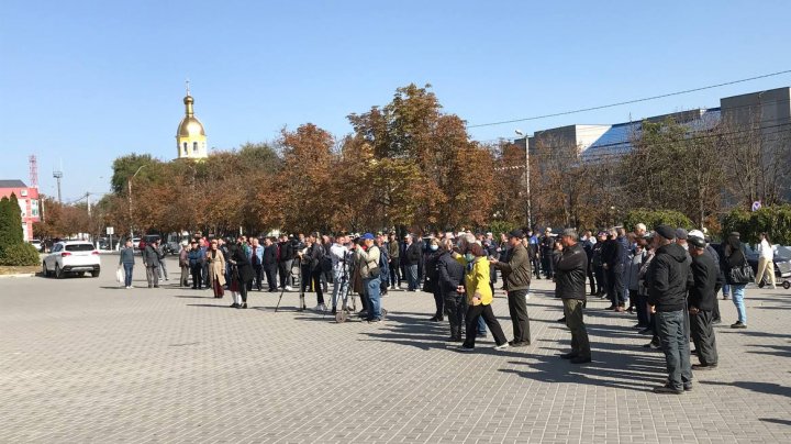 В Комрате прошёл протест в поддержку Александра Стояногло 