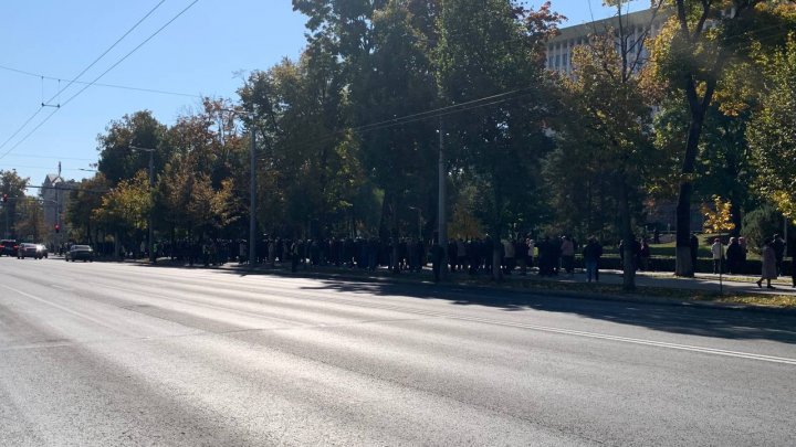 В центре Кишинёва прошёл протест в поддержку Александра Стояногло 