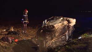 В Румынии перевернулся набитый мигрантами автомобиль с пьяным водителем