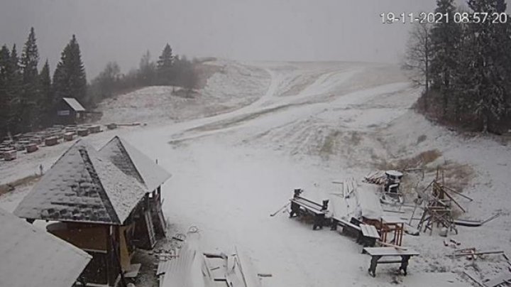 В нескольких областях Украины выпал первый снег