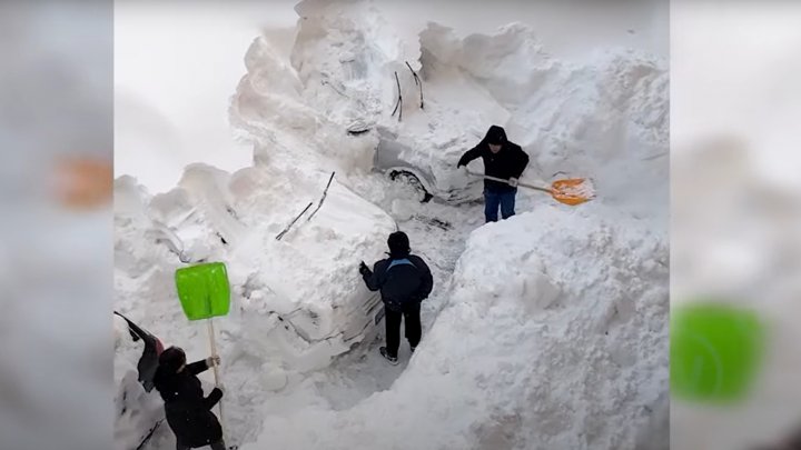 На северо-восток Китая обрушился сильнейший за последние 70 лет снегопад