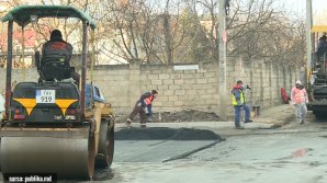 Экспериментальный участок: на Буюканах строят дорогу из асфальта с пластиком