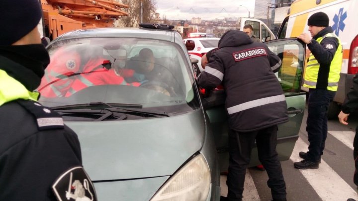 В Кишинёве у мужчины за рулём произошёл сердечный приступ