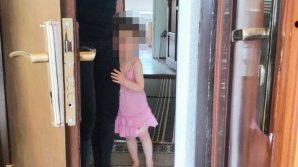 В Кэушень трехлетний ребенок оказался заблокирован в собственном доме