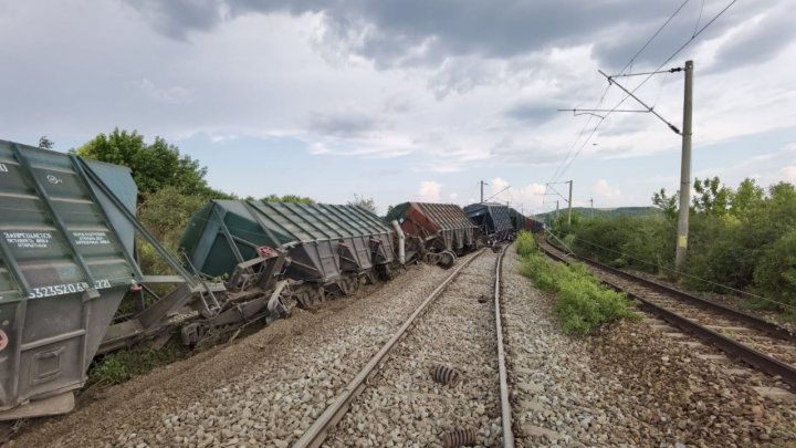 В Яссах часть состава, следовавшего из Молдовы, сошла с рельсов