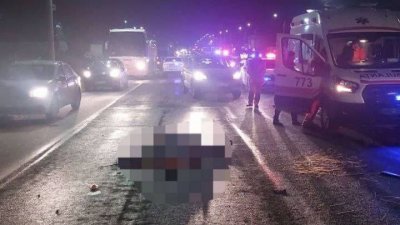 В Мэгдэчешть 35-летнюю женщину сбил автомобиль на пешеходном переходе (ВИДЕО)