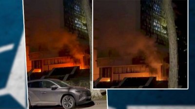 Стали известны подробности поджога информационного центра НАТО 